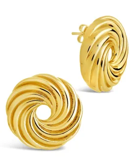 Cruller Stud Earrings