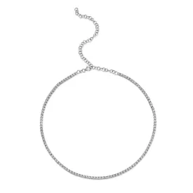 0.95ctw Diamond Tennis Necklace