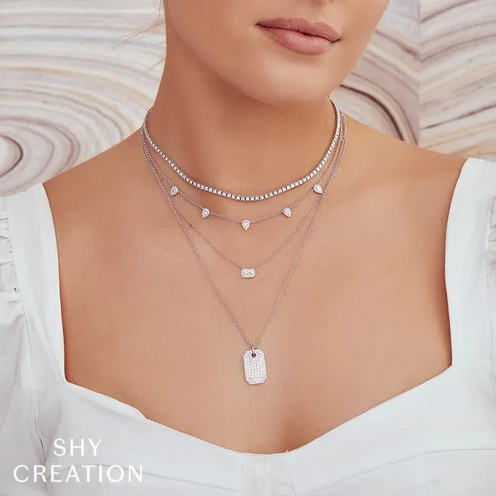 0.95ctw Diamond Tennis Necklace