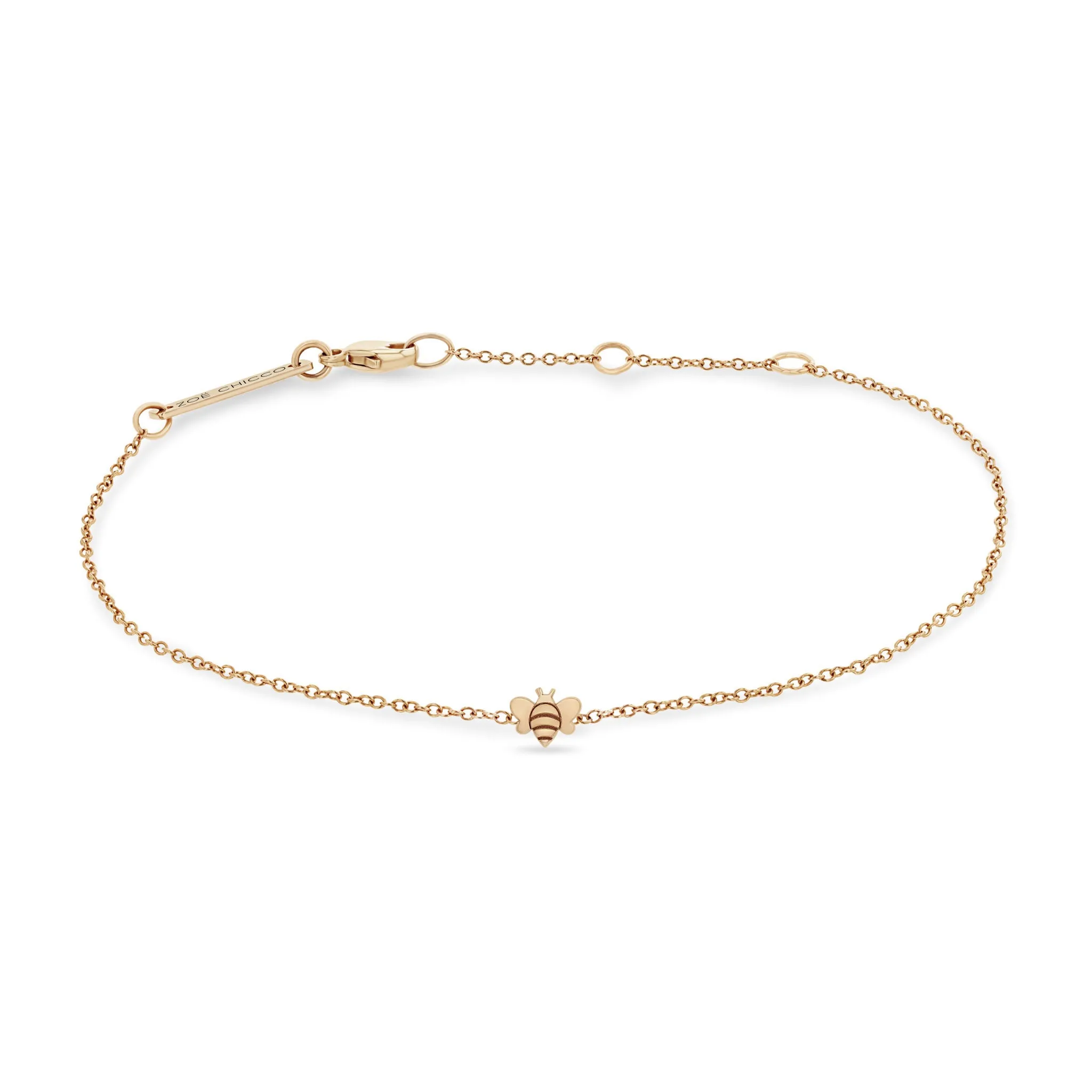 14k Itty Bitty Bee Bracelet