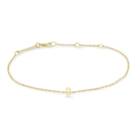 14k Itty Bitty Female Symbol Bracelet