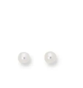 14K Yellow Gold 8MM Pearl Stud Earring