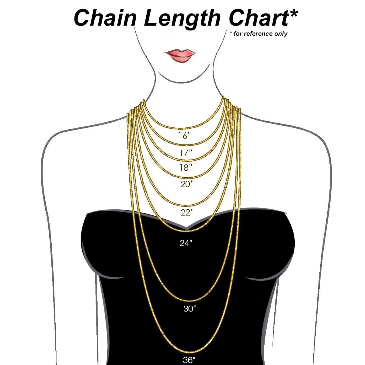 14KT GOLD 1MM BOX CHAIN NECKLACE-4 LENGTHS