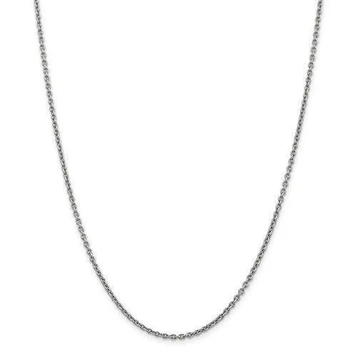 14KT Gold 2.2MM Cable Chain Necklace - 4 Lengths