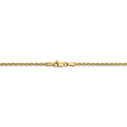 14KT Gold 2.2MM Cable Chain Necklace - 4 Lengths