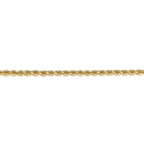 14KT Gold 2.75MM Diamond Cut Rope Chain - 4 Lengths Available