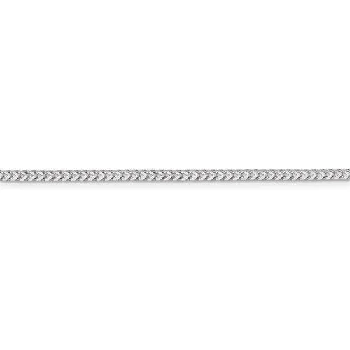 14KT GOLD 2MM FRANCO CHAIN NECKLACE - 4 LENGTHS & 2 COLORS