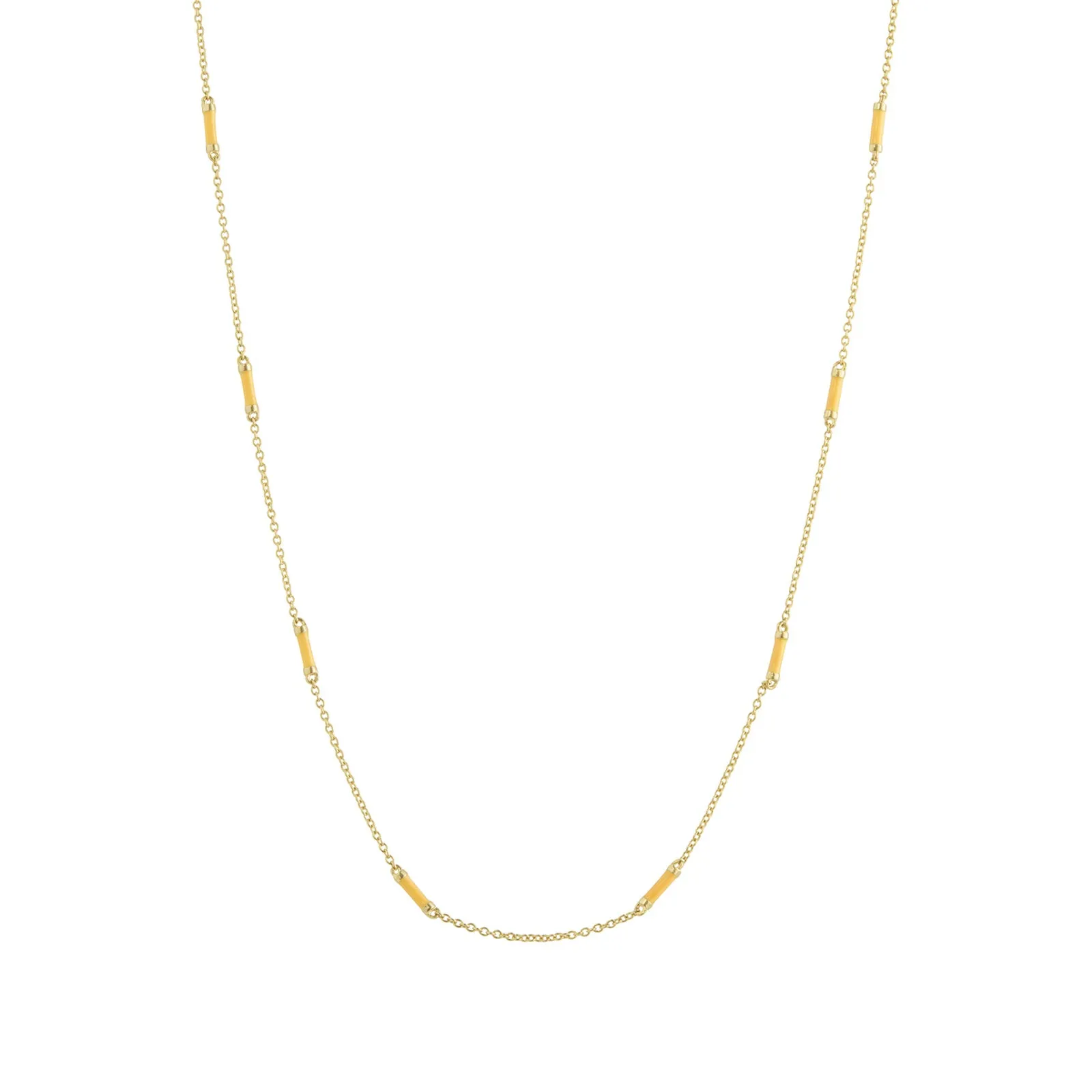 16" Marigold Bar Chain Necklace