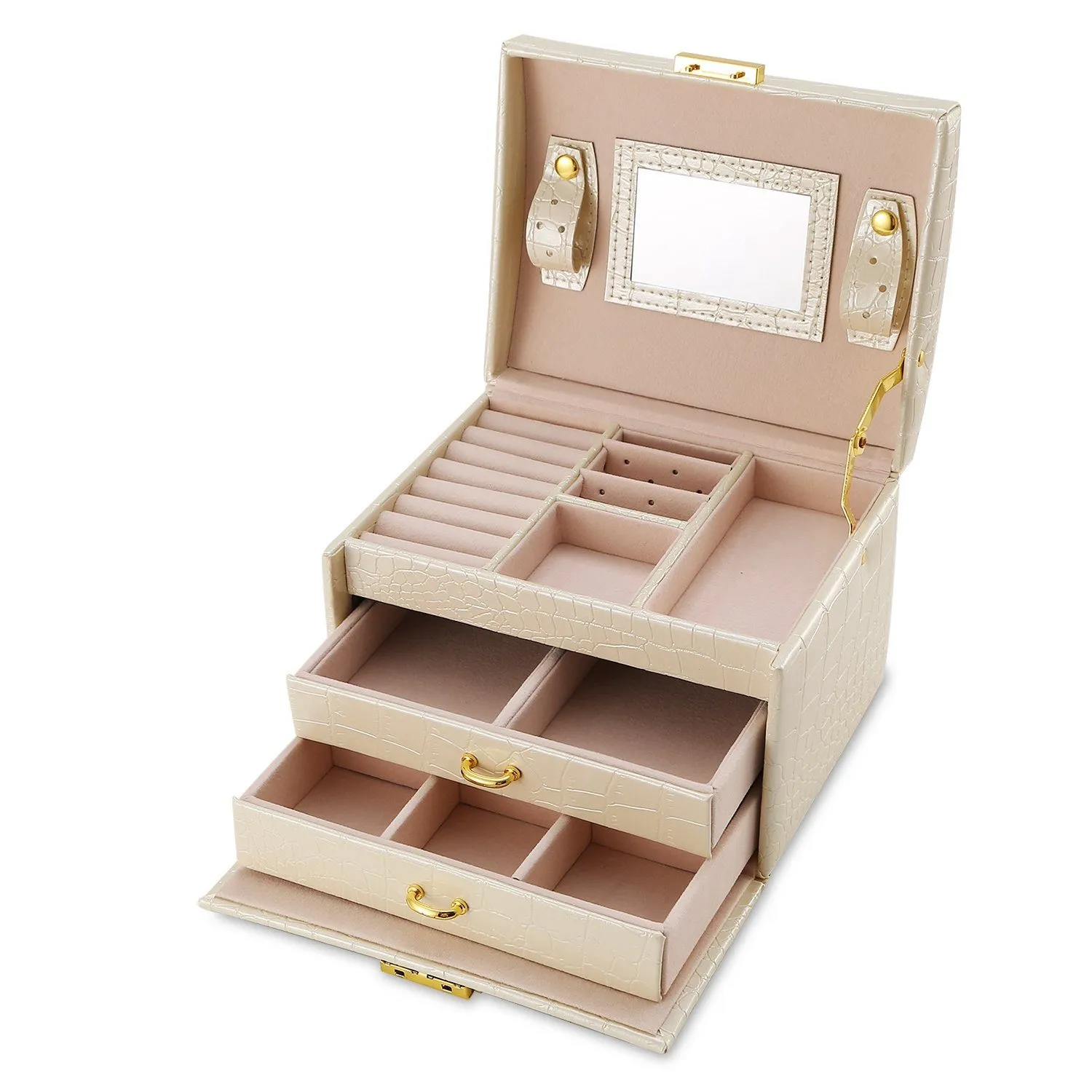 3-Layer Jewelry Case Organizer