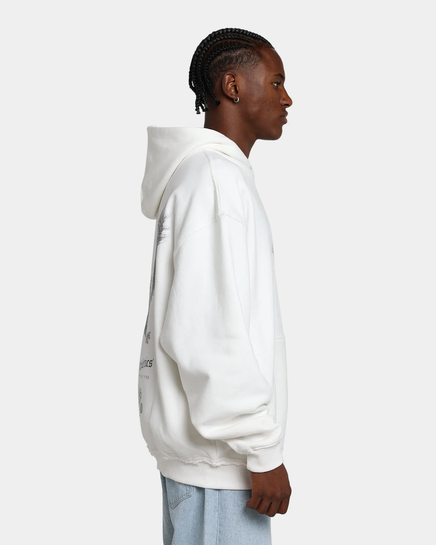 404 Flight Vintage Hoodie Off White