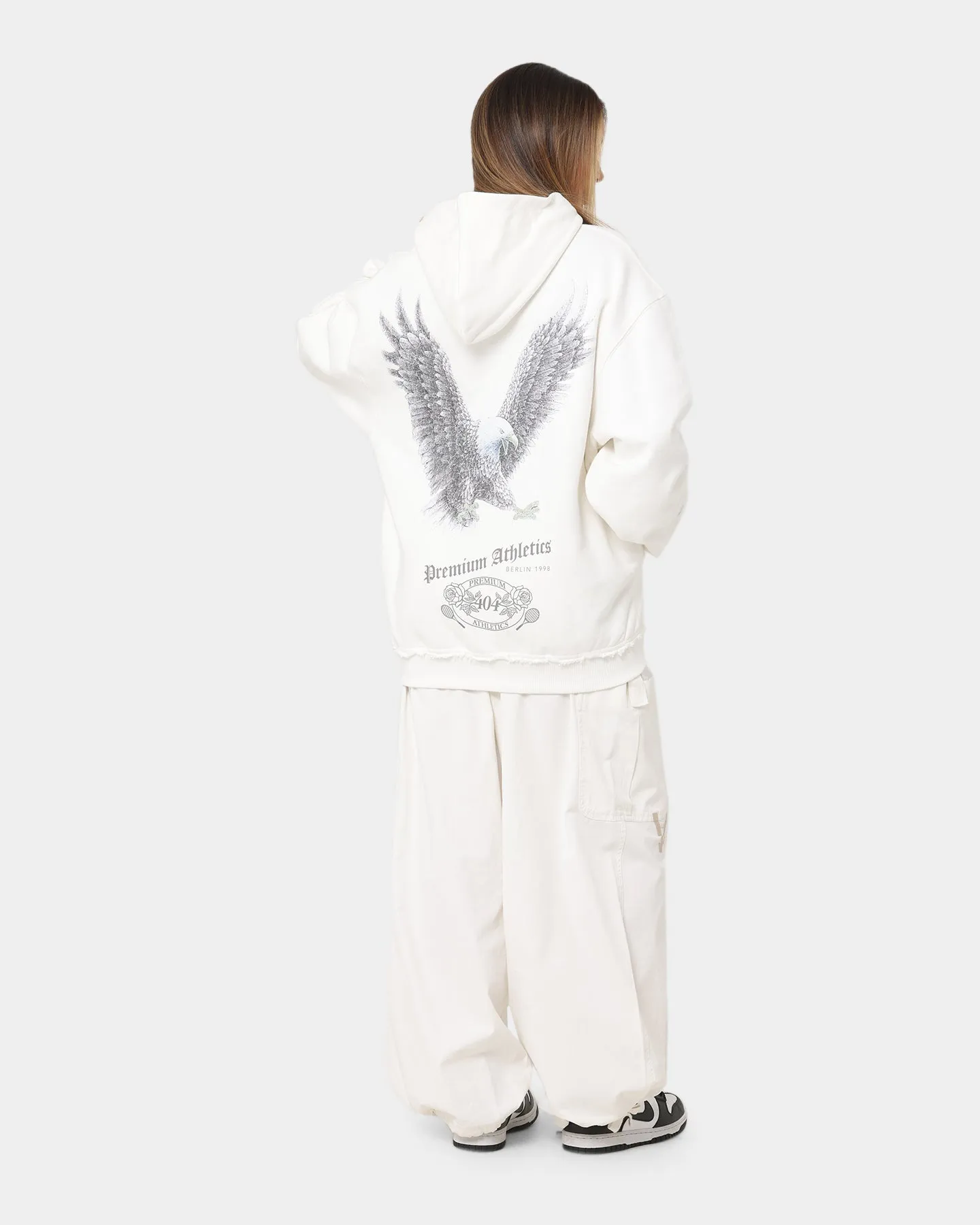 404 Flight Vintage Hoodie Off White