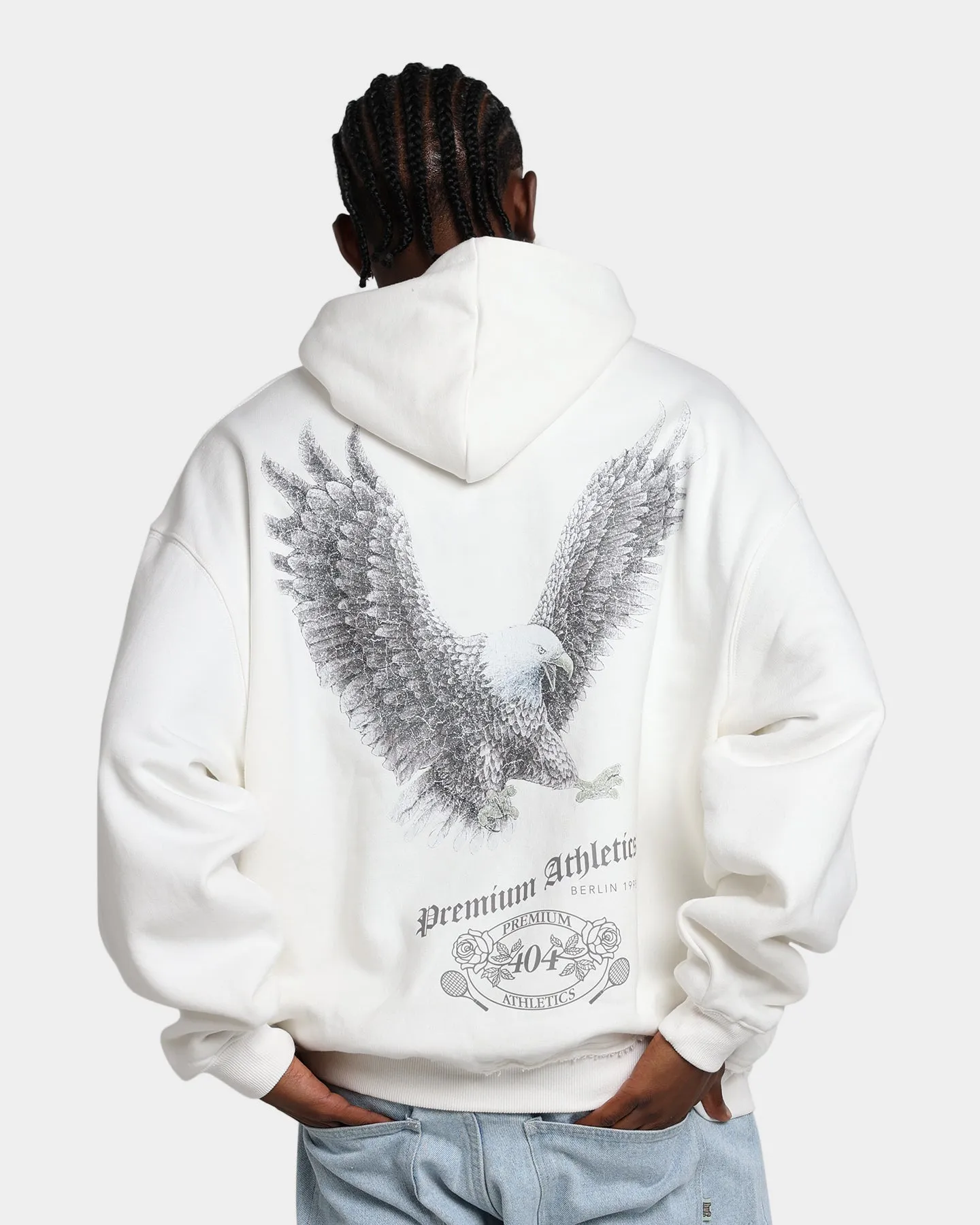 404 Flight Vintage Hoodie Off White