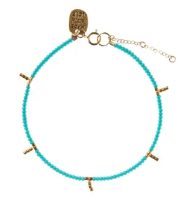 5 Drop Kisongo Bracelet - TURQUOISE