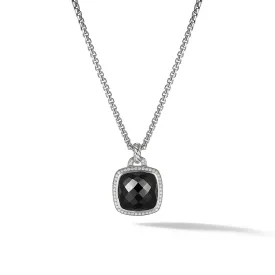 Albion® Pendant in Sterling Silver with Black Onyx and Diamonds\, 17mm