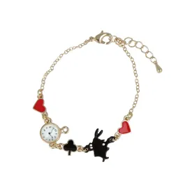 Alice in Wonderland Novelty Charm Bracelet