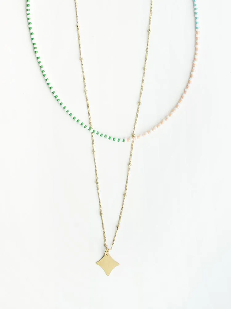 Americana Layered Necklace - Multi