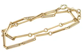 Antique watch chain collier