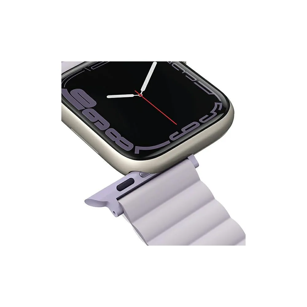 Apple Watch (38/40/SE/41MM) UNIQ Revix Magnetisk Vendbar Urrem - Lilla / Hvid