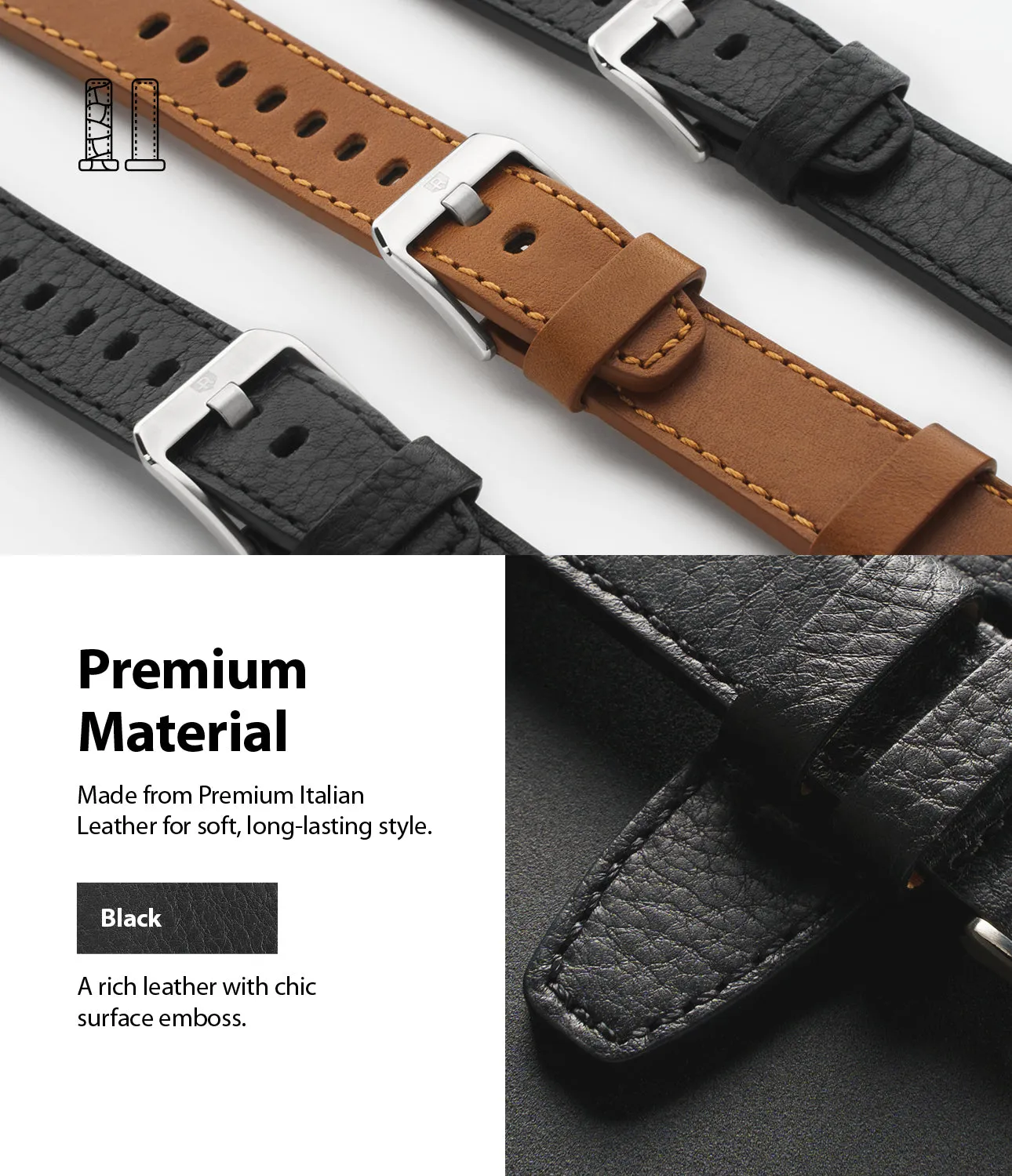 Apple Watch 40mm / 38mm | Leather One Classic Band