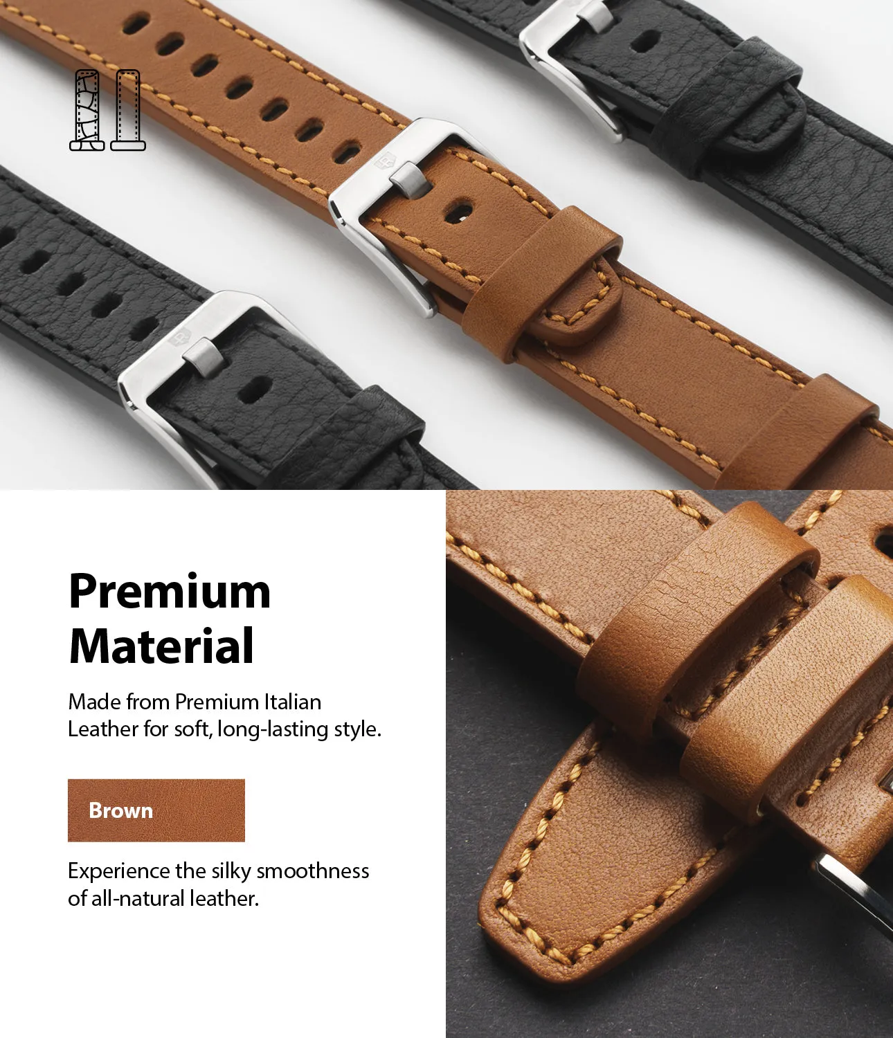 Apple Watch 44mm / 42mm | Leather One Classic Band