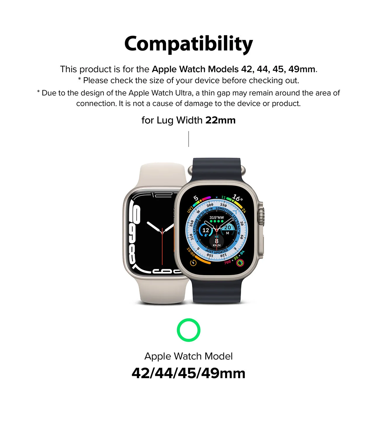 Apple Watch 49mm / 45mm / 44mm / 42mm | Metal One Band