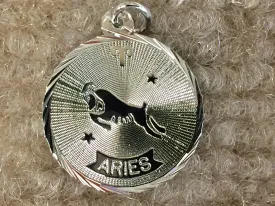 Aries Silver Charm