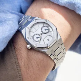 Audemars Piguet Royal Oak 25572ST White Dial Day Date