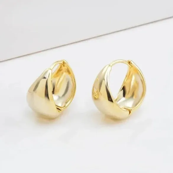 Aurelia Minimalist Hoop Earrings