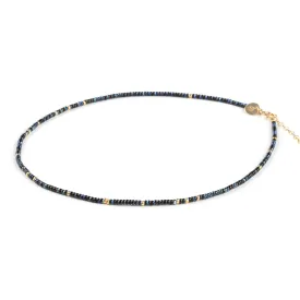 Aurora Blue Beaded Necklace