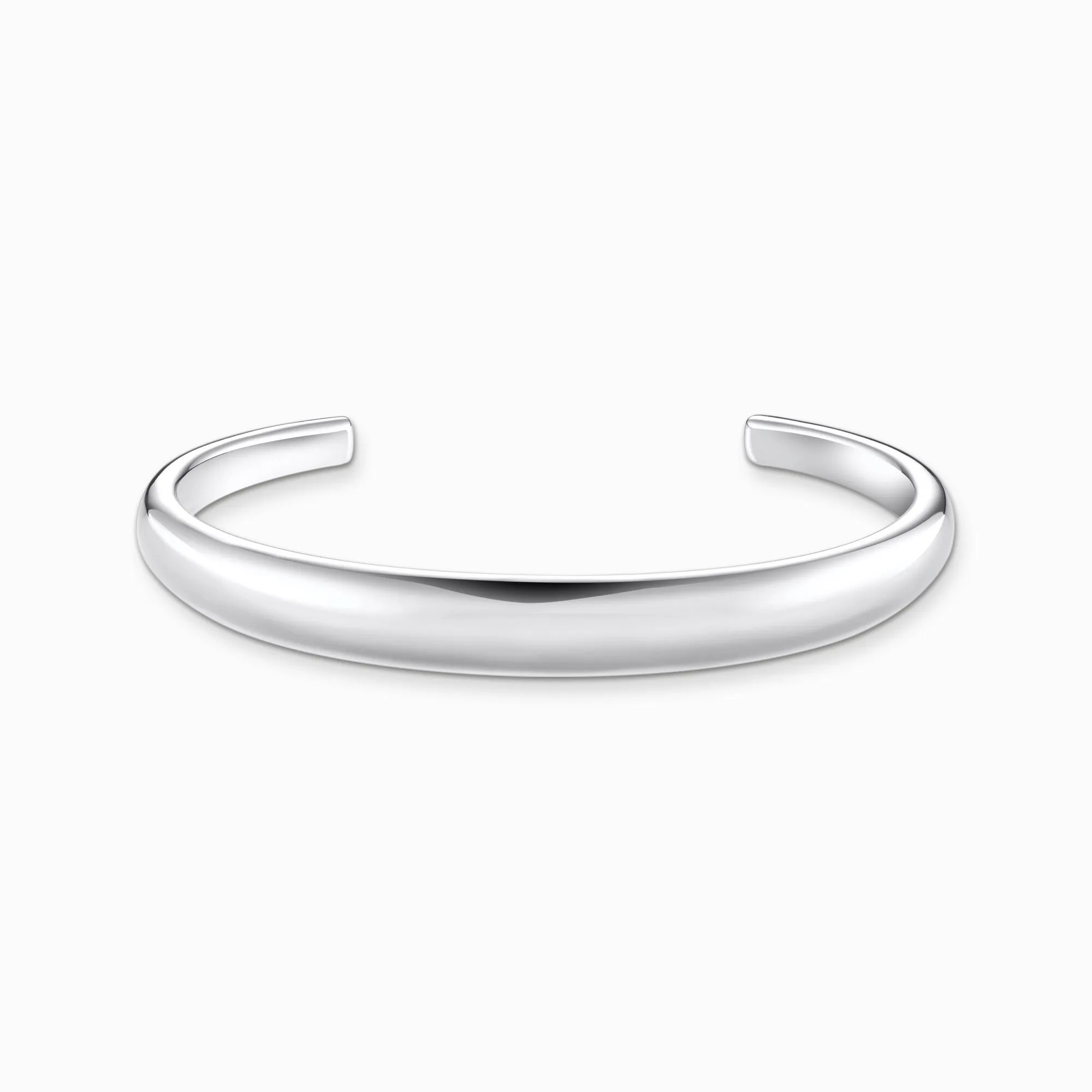 Bangle in timeless design silver