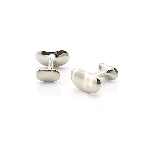 Basic Bean Shape Cufflinks