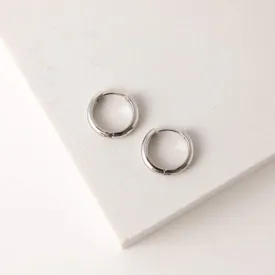 Bea 15mm Hoop Earrings Silver