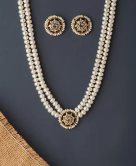 Beautiful Real Pearl Necklace Set