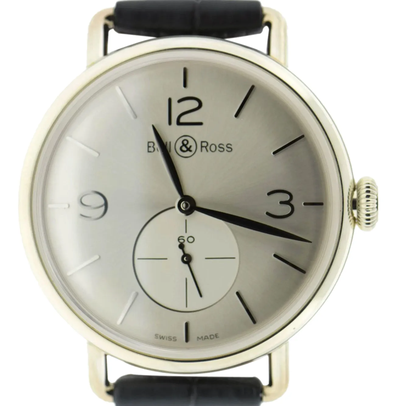 Bell & Ross Vintage BRWW1-ME-AG-SI/SCR