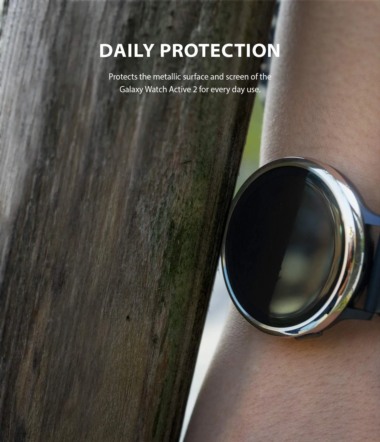 Bezel Styling Cover for Galaxy Watch Active 2 44mm (2019) - GW-A2-44-03 [Stainless Steel]