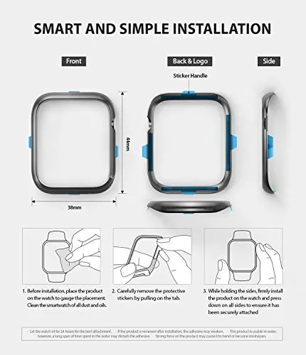 Bezel Styling for Apple Watch 44mm for Series 4 / 5 / 6 / SE - 44  (ST)