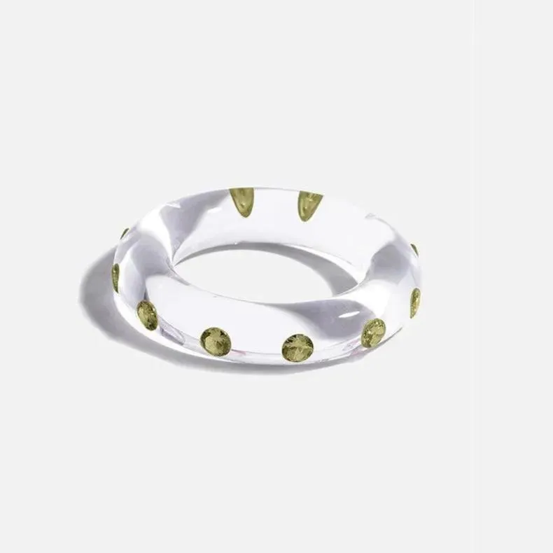 Big Lucid Bangle, Green