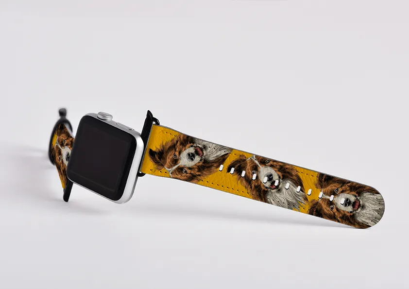 Border Collie Honey Apple Watch Strap