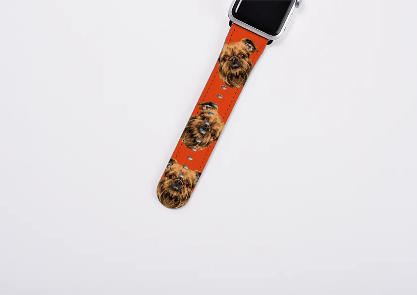 Brussels Griffon Orange Apple Watch Strap