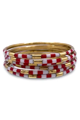 BudhaGirl Veda Bangles - Red (Set Of 6) | RESTOCK