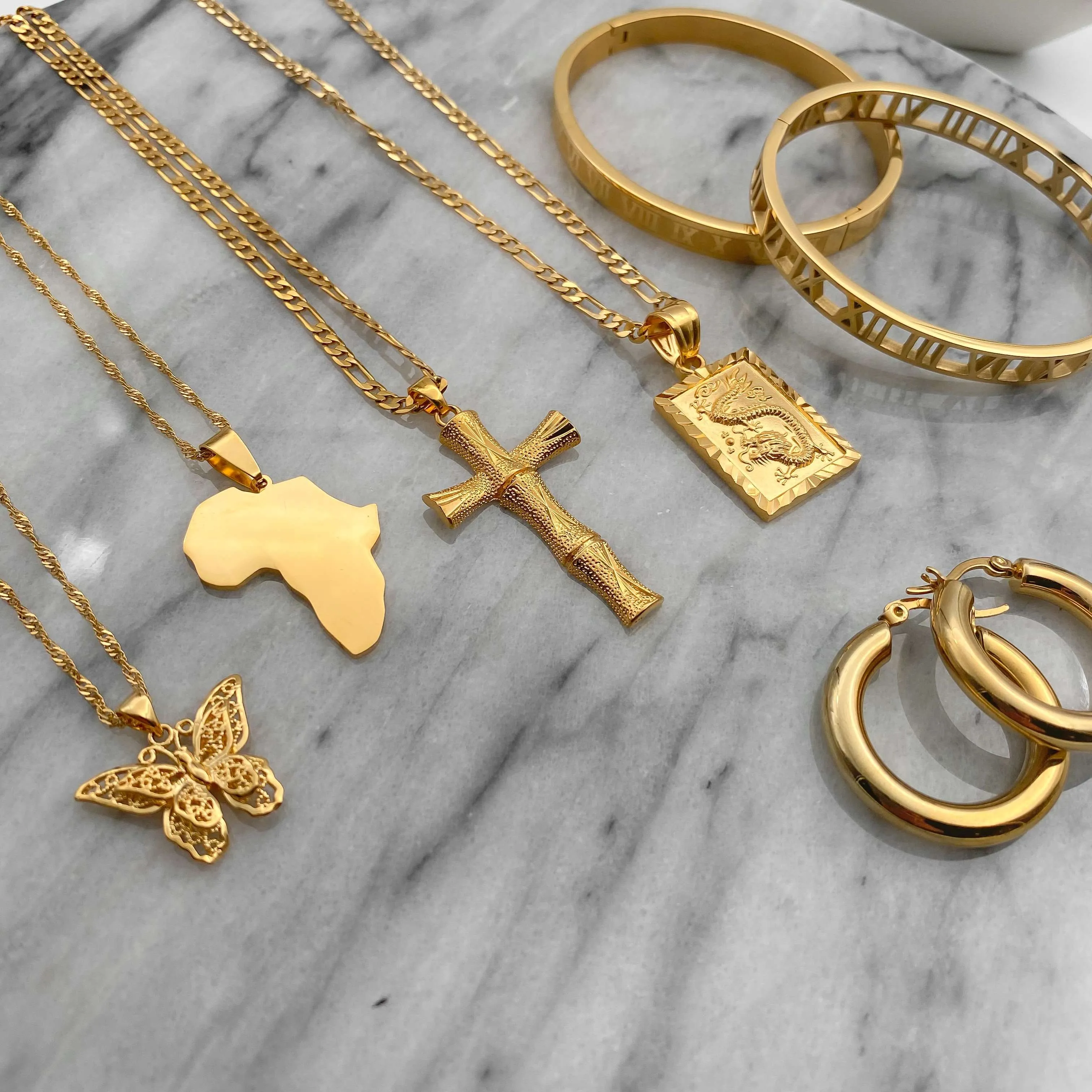 Butterfly Necklace | Gold