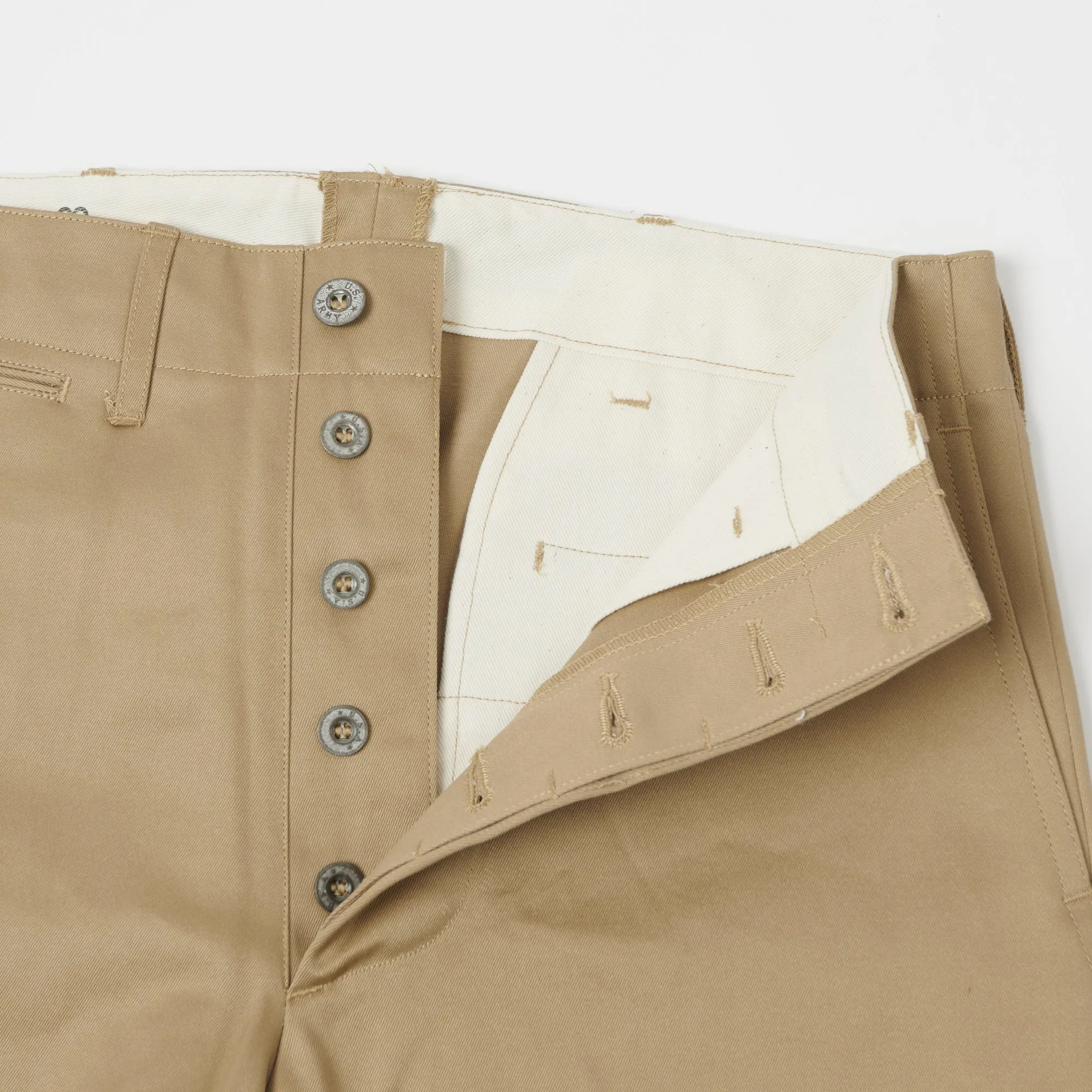 Buzz Rickson's M43035 Early Military 1945 Model Chino - Beige