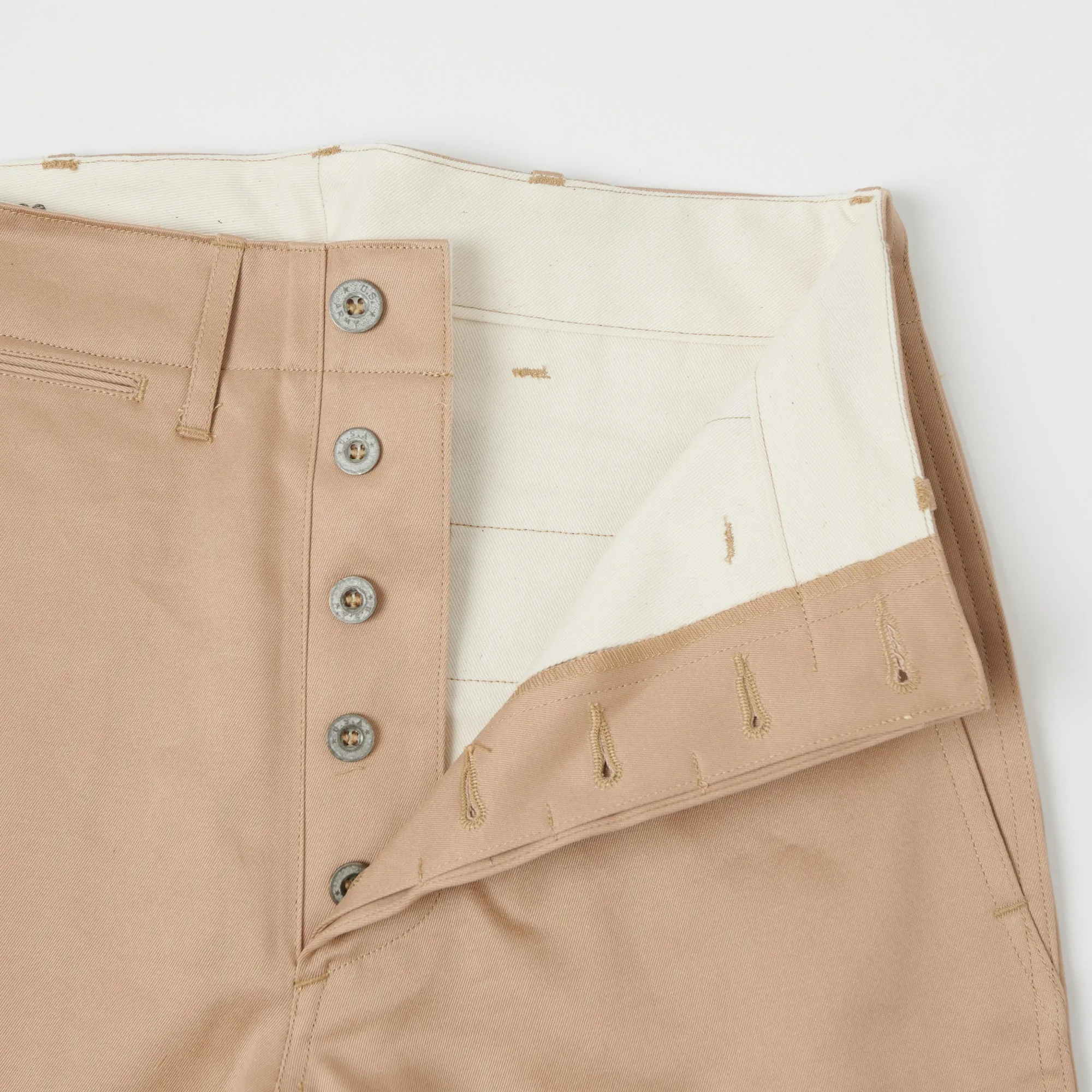 Buzz Rickson's M43036 Early Military 1942 Model Chino - Beige