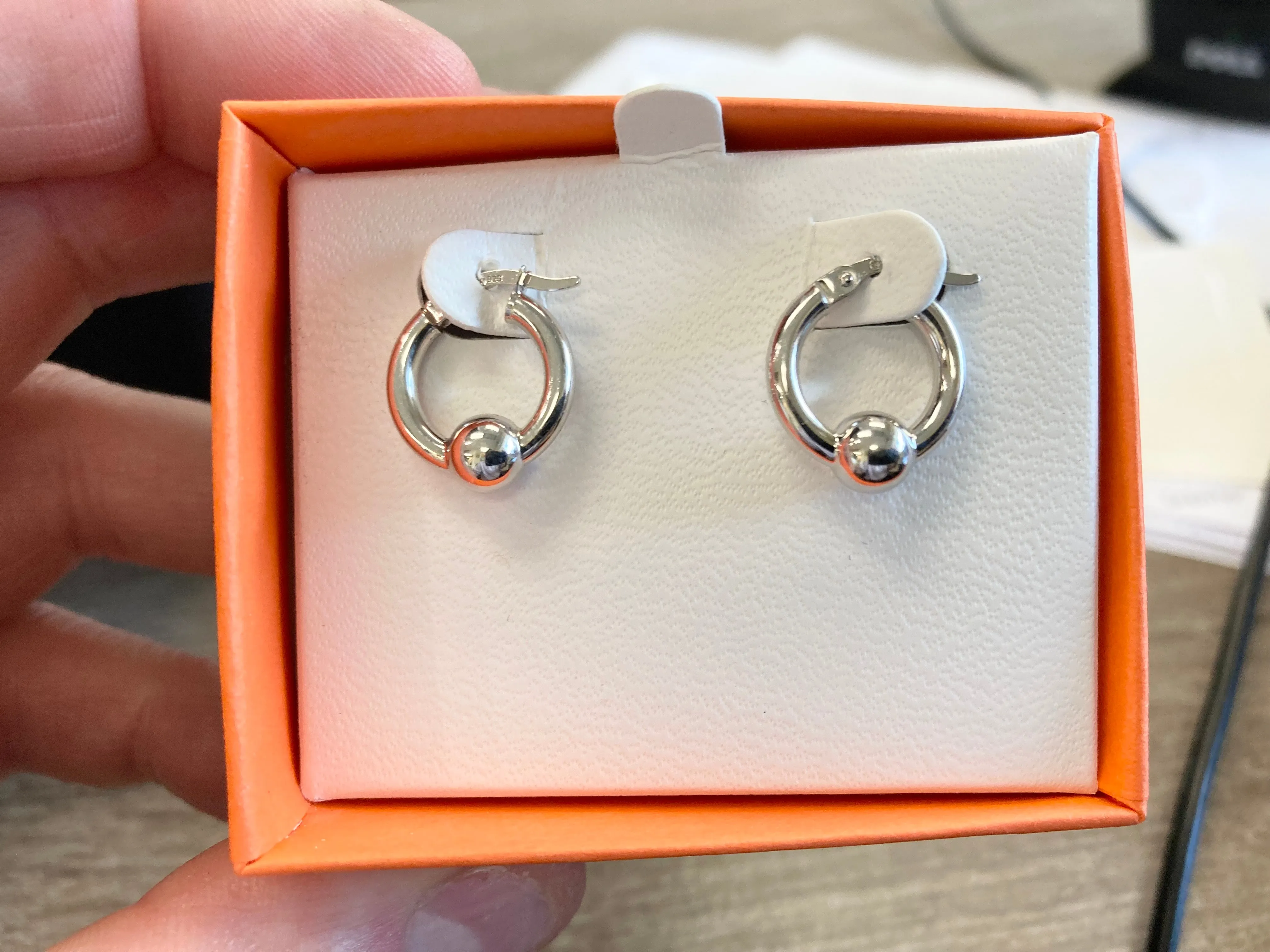 Cape Cod Silver Hoop Earrings