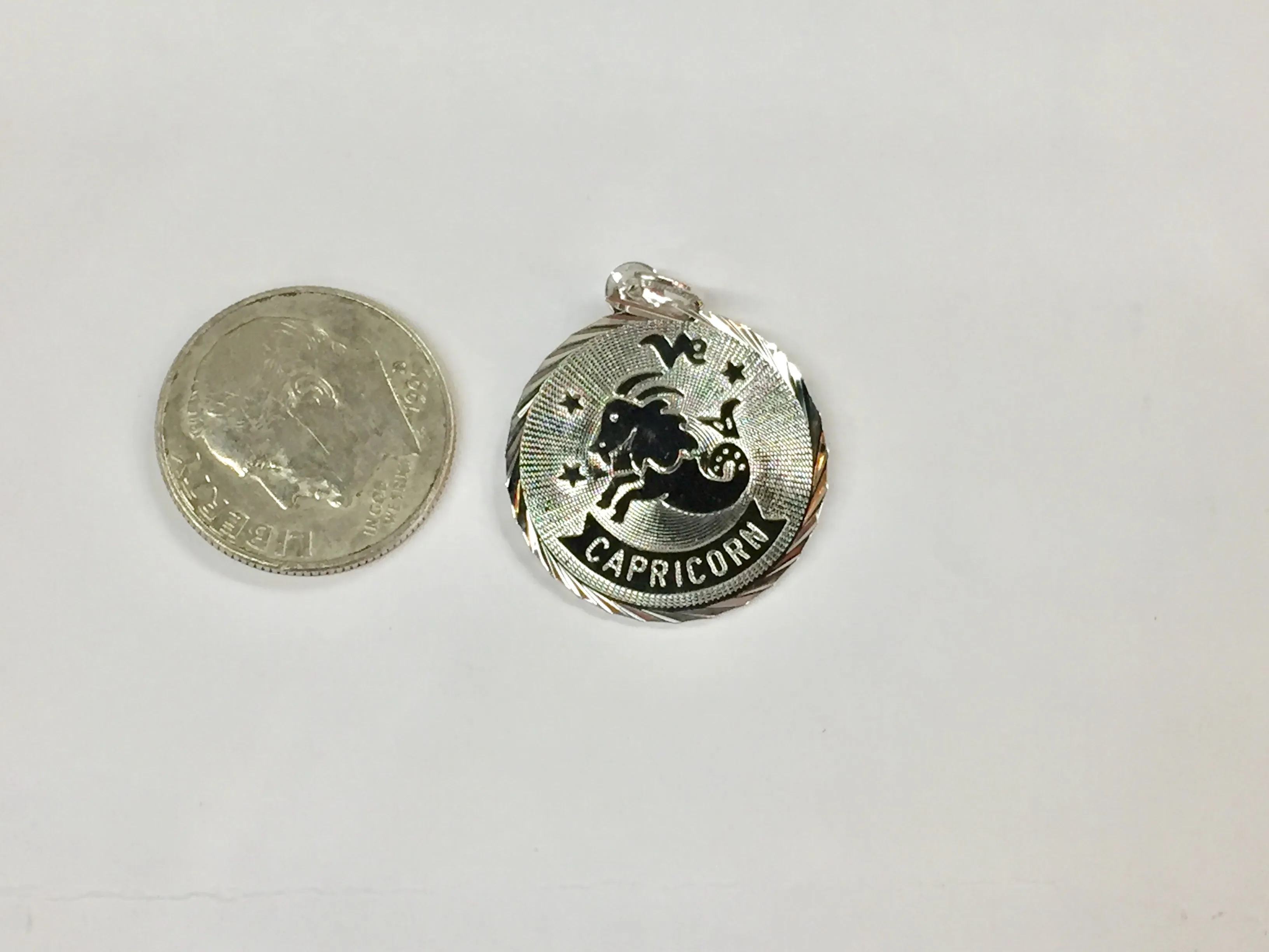 Capricorn Silver Charm