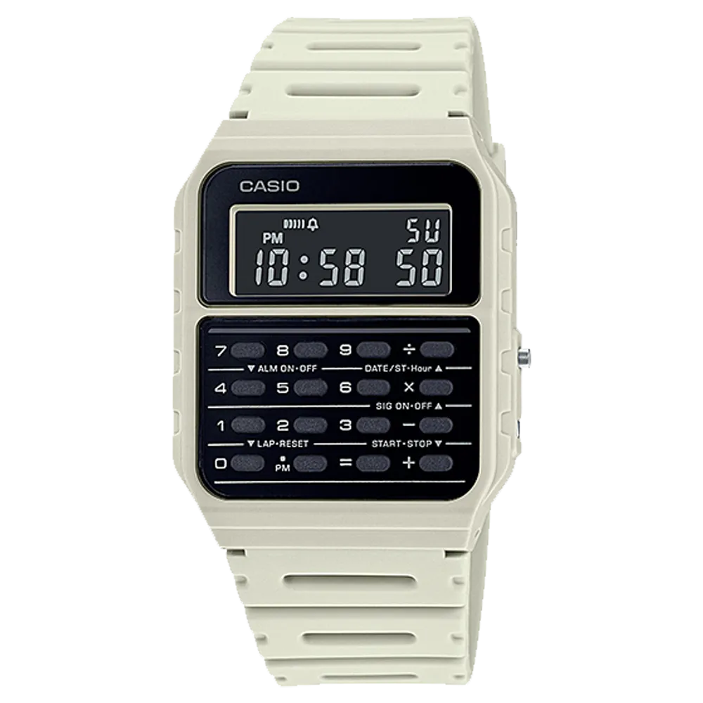 Casio Data Bank Watch Vintage White CA-53WF-8BCF