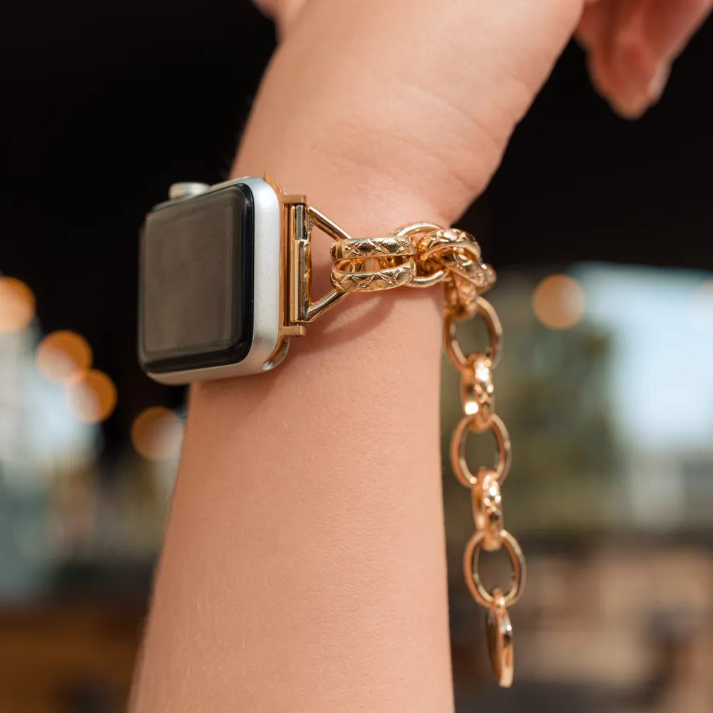 Chain Bracelet Apple Watch Strap - Gold