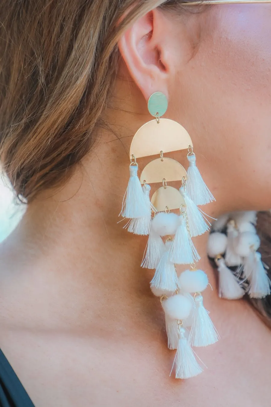 Chandelier Tassel Earrings