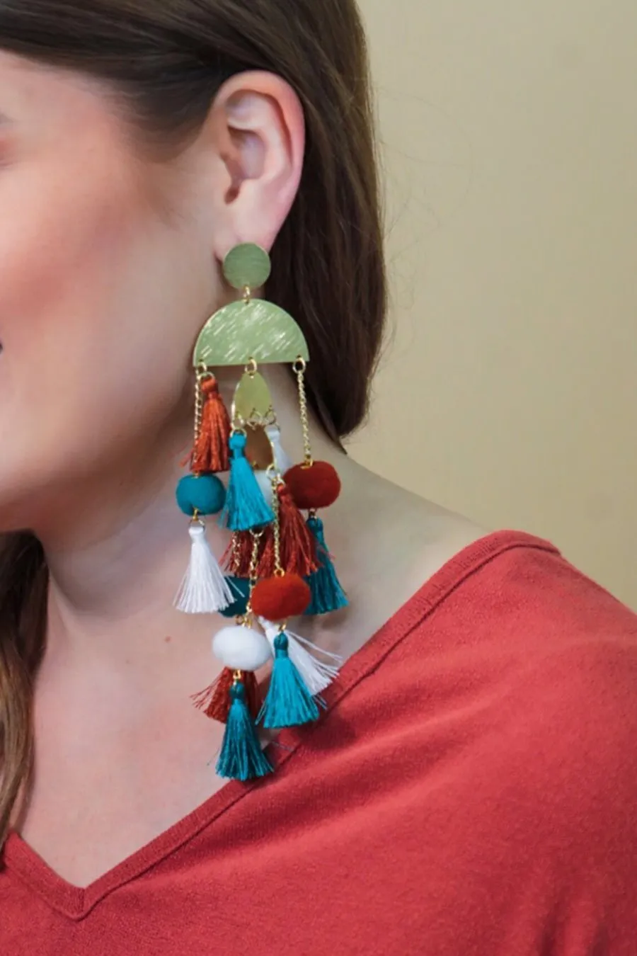 Chandelier Tassel Earrings