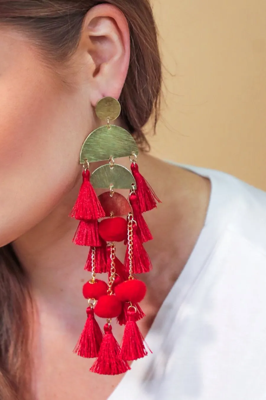 Chandelier Tassel Earrings